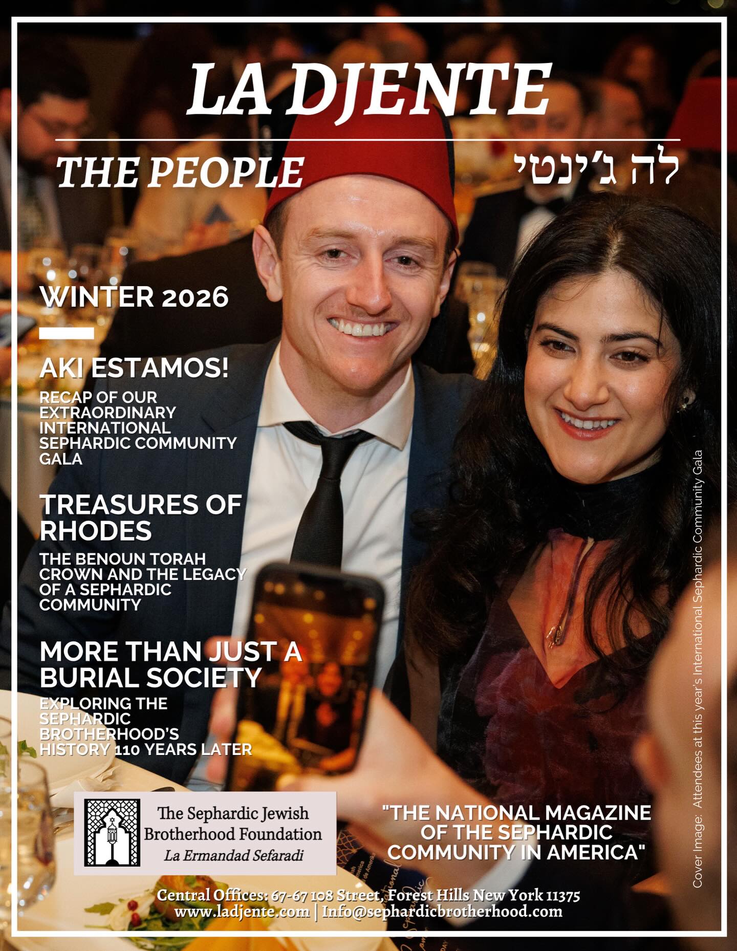 The wait is over! The newest edition of La Djente – The People, our Sephardic Community Magazine. is officially out now — featuring fresh voices, powerful stories, and the culture that moves us forward. Dive in and experience it for yourself at the link in bio or go to ladjente.com

#LaDjente #Sephardic #SephardicCommunity #Sephardi #Ladino